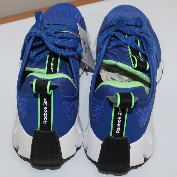 Reebok Zig Dynamica Sneaker Running Shoe Boy's Blue US 4 - Picture 2 of 5
